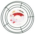 thumbnail image 3 of 5Pcs Iron Wreath Frame Round Wire Wreath Making Ring DIY Macrame Floral Crafts, 3 of 8