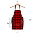 thumbnail image 2 of Fabstyles Buffalo Check Cotton Unisex Apron, 2 of 3
