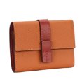 thumbnail image 4 of pitrice Leather Women Purse Rectangular Trifold for Zipper Hasp Stylish Card Holder Photo Folder Wallet Notecase Birthday Gift Gold Brown 5Set, 4 of 6