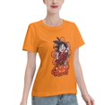thumbnail image 2 of T-Shirt Basique à Manches Courtes pour Femmes Dragon Ball Little Goku, 2 of 6