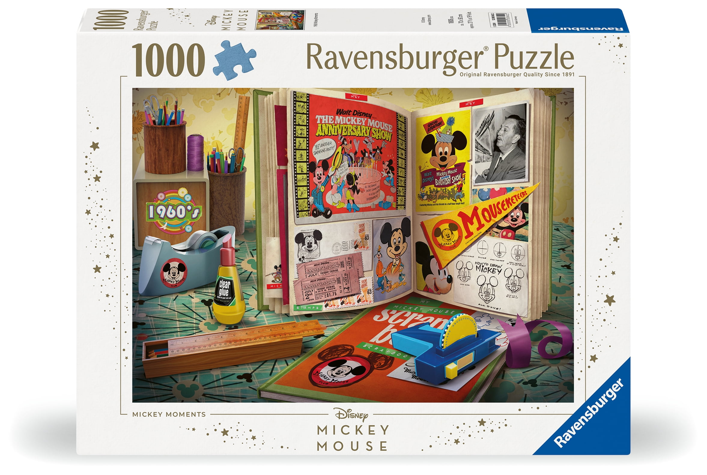 Ravensburger Mickey's Collector Edition (1960s) 1000-Piece Puzzle