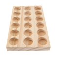thumbnail image 3 of Milaget High Quality Wooden Essential Oil Displaying Storage Organizer Rack Holder Stand 18 Slots, 3 of 7