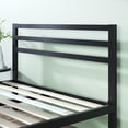 thumbnail image 2 of Zinus Mia Full Metal Platform Bed Frame with Headboard, Modern Minimalist Steel Mattress Foundation, No Box Spring Needed, Black, 2 of 7