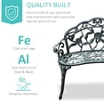 thumbnail image 4 of Outsunny 40” Patio Flowering Pattern Garden Bench, 4 of 10