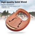 thumbnail image 2 of Riwcyla WH,16 16,String Wooden Lyre Harp Metal Strings Solid Wood String Instrument with Carry Bag Tuning Cleaning Spare Strings Cloth MusicBook, 2 of 6