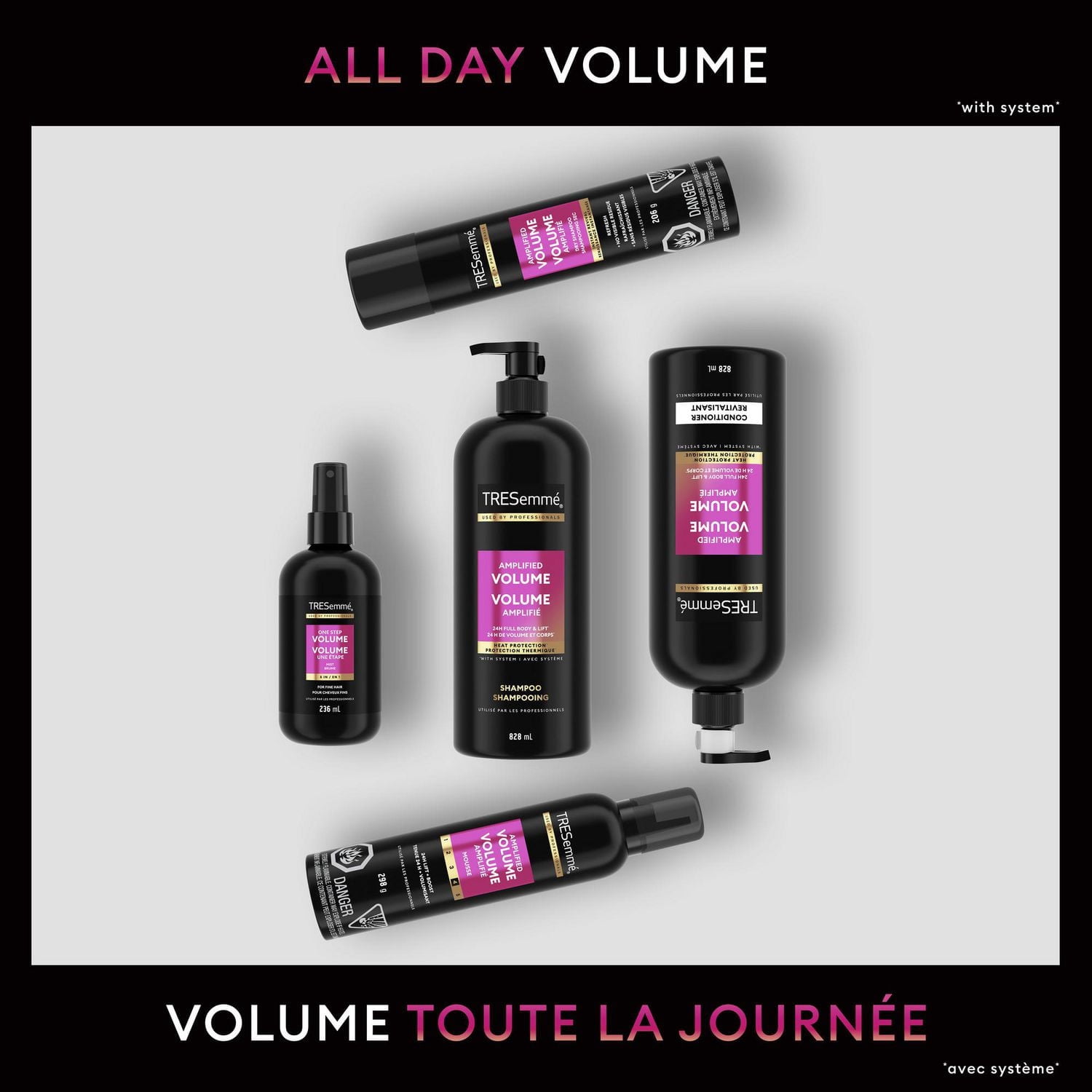 TRESemmé Mousse Amplified Volume 24H Lift + Boost, 298 g