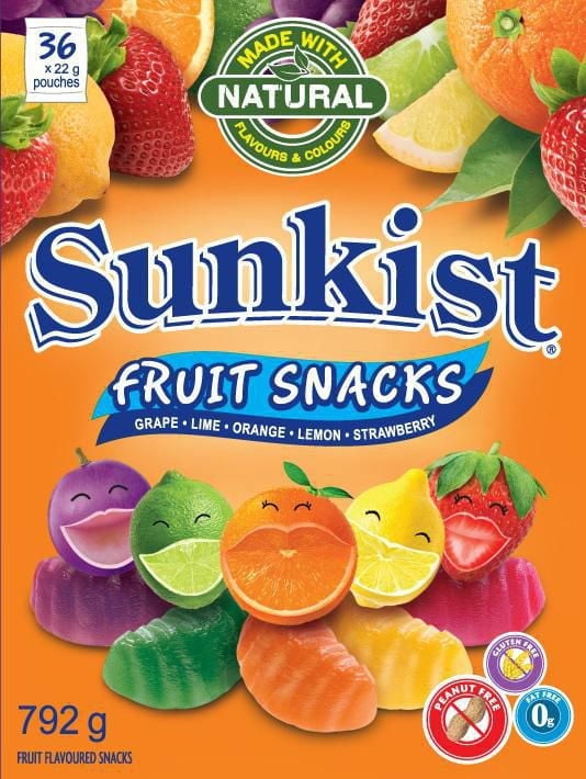 Sunkist Chewy Fruit Snacks
