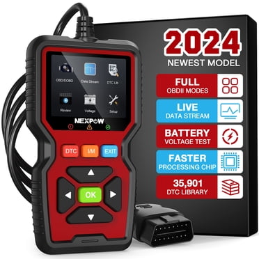 NEXPOW OBD2 Scanner, Car Code Reader, Auto Diagnostic Tool for Check Engine Light,  Lifetime Free System Updates, Car Scanner for All Vehicles since 1996