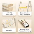thumbnail image 2 of Household ladder thickened folding ladder multi-functional herringbone ladder neutral packaging White, 2 of 9