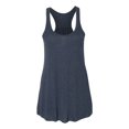 thumbnail image 1 of Bella Ladies Flowy Racerback Tank, L, Heather Navy, 1 of 3