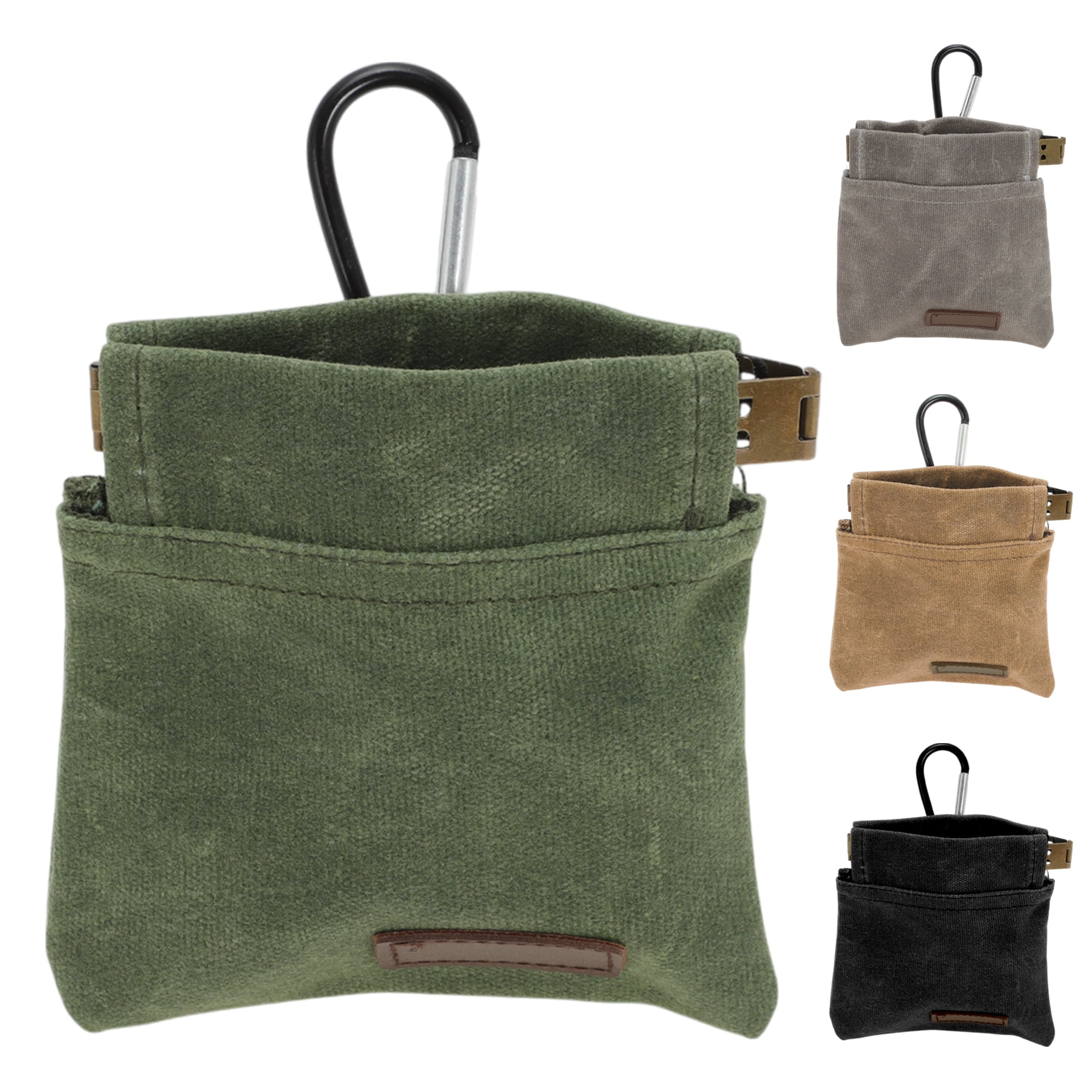 Unique Bargains Dog Treat Pouch Portable Puppy Dog Training Treat Bag Treat Pouches for Pet Training Auto Closing Hand Free Pet Feed Snack Reward Pocket Green