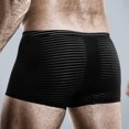 thumbnail image 5 of B91xZ sous-Vêtements pour Hommes Pack Boxeurs en Coton Extensible, Noir 3TG, 5 of 5