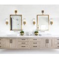 thumbnail image 3 of Flavia Lot de 2 Appliques Murales Modernes Mi-Siècle Globe Doré Luminaire Mural en Verre, 3 of 6