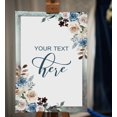 thumbnail image 2 of Darling Souvenir MADE WITH LOVE PersonalizedWelcomeBannerPainted Flower With Border,Custom Text Poster Party CollectionWelcomeSignGreat For Wedding, Birthday, Engagement Party- 18x12, 2 of 5
