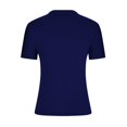 thumbnail image 4 of Meichang T-Shirts pour Femmes Coupe Ajustée Couche de Base T-Shirts Manches Courtes Col Rond T-Shirts Couleur Unie T-Shirts Basiques Confortables Légers Hauts d'Été, 4 of 5