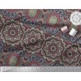 thumbnail image 3 of Soimoi Polyester Crepe Fabric Mandala Kaleidoscope Print Sewing Fabric Yard 52 Inch Wide, 3 of 3