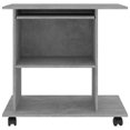 thumbnail image 2 of vidaXL Computer Desk Concrete Grey 80x50x75 cm Engineered Wood, 2 of 4