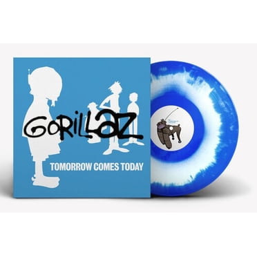 Tomorrow Comes Today EP (white and blue colour-in-colour)