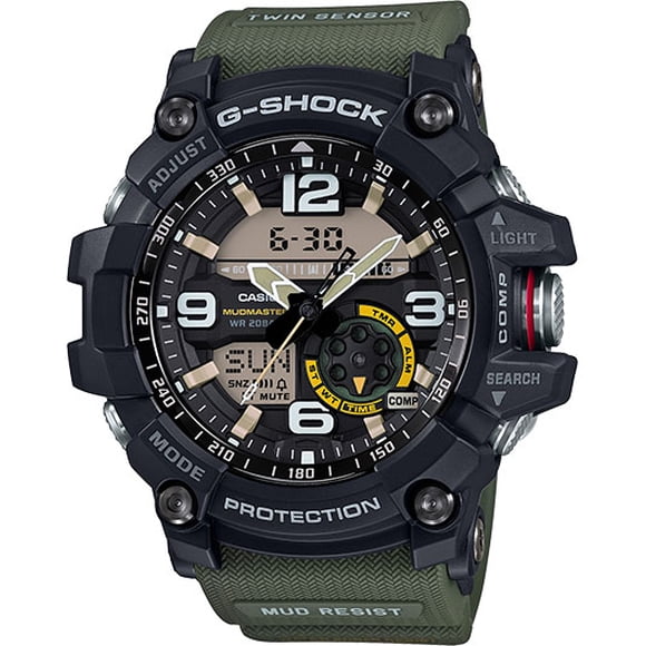 G Shock Mudmaster,GG1000-1A3 Casio Montre de Sport Numérique pour Hommes