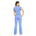 thumbnail image 3 of No Boundaries Women's Pointelle Tee 2-Piece Set, 3 of 6