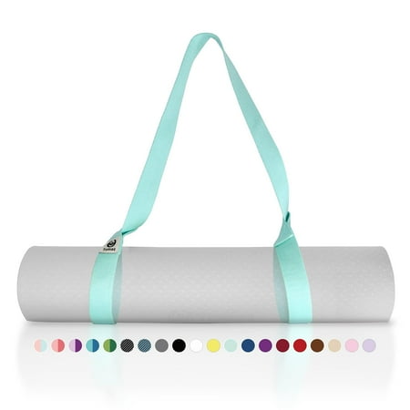 Tumaz Yoga Mat Strap [Mat Not Included] (2 Sizes) With Extra Thick & Comfy Delicate Texture Adjustable Yoga Mat Carrier