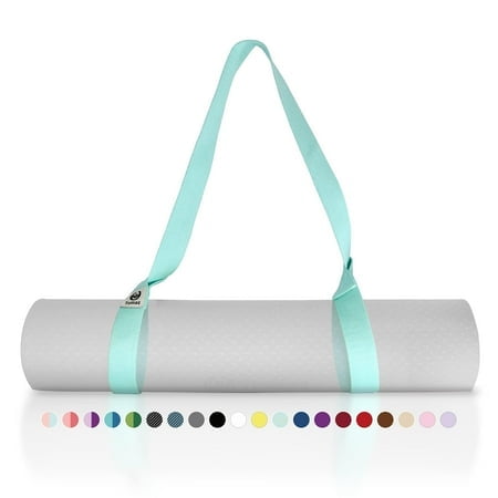 Tumaz Yoga Mat Strap [Mat Not Included] (2 Sizes) With Extra Thick & Comfy Delicate Texture Adjustable Yoga Mat Carrier