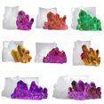 thumbnail image 3 of Silicone Mold Reusable Irregular Shape Non-stick Clear Texture Heat Resistant DIY Crafts Food Grade Faux Crystal Cluster Stone Shape Ice Pillar Epoxy Resin Mold for Living Room, 3 of 7