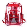 thumbnail image 2 of Clear PVC Stadium Backpack with Large Laptop Compartment 1 Count, 2 of 3