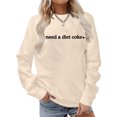 thumbnail image 2 of Chandail de Mode d'Hiver pour Femmes, Imprimé Festif de Noël, Haut à Col Rond, Chandails à Capuchon Mignons pour Femmes, Chandail à Capuchon pour Femmes, Chandails Confortables pour Femmes, Chandails à Capuchon Butter pour Femmes, Sweat pour Dames, Softball pour Filles, Échauffement, 2 of 5