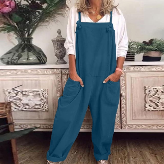 VEKDONE Discounts And Promotions Today Cotton Linen Pants Set Lightening Deals