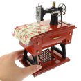 thumbnail image 1 of WESIEVYA Boîte à Coudre Vintage Machine à Coudre Mini Jouet Musical Portable pour Décoration Intérieure, 1 of 5