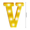 thumbnail image 3 of TopLLC Christmas Decor LED Letter Lights Sign Light Up For Home Party Wedding Decoration Light Up Letters Alphabet Letter Sign Battery Powered For Christmas Birthday Party Decoration warning light, 3 of 5