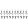 thumbnail image 1 of Xingzhi Locks For Home plistic Easy To Install Silver Comes With 2 Keys Locker Lock 10pcs 20mm, 1 of 6