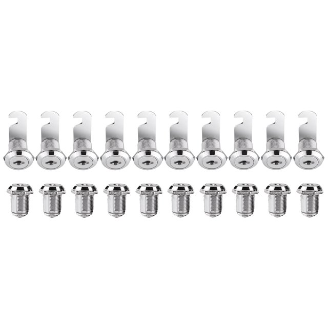 Xingzhi Locks For Home plistic Easy To Install Silver Comes With 2 Keys Locker Lock 10pcs 20mm