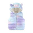 thumbnail image 1 of FAOWME Gilet Léger Imperméable pour Filles Tout-Petits Violet 5-6 Ans, 1 of 2