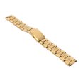thumbnail image 2 of Quick Release Stainless Steel Watch Band - Double Lock Buckle Strap Gold For Men And Women, 2 of 8