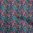 thumbnail image 1 of oneOone Tissu Polyester Spandex Brun Rose Feuilles Matière de Robe Tissu Imprimé Tissu au Mètre 56 Pouces de Large, 1 of 5