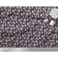 thumbnail image 2 of Soimoi Silk Fabric Flower Artistic Decor Fabric Printed Yard 42 Inch Wide, 2 of 3