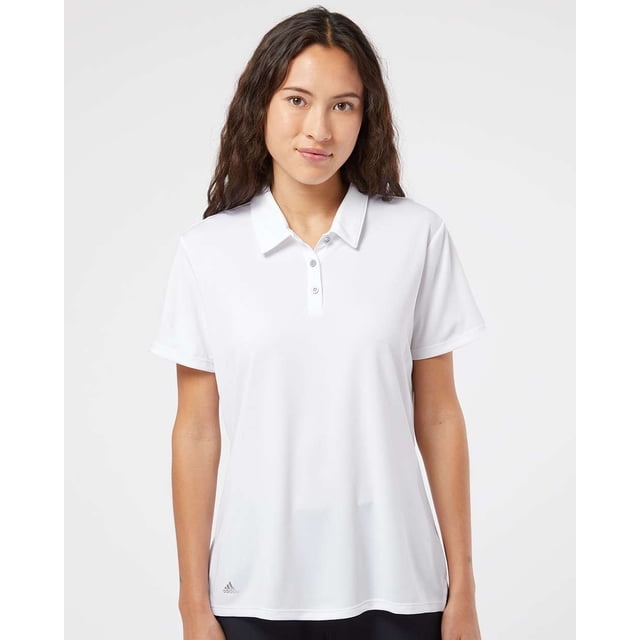 Adidas Womens Performance Polo, 3XL, White