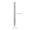 thumbnail image 4 of KAKOWELY Stainless Steel Cork Back Ruler for School Office Engineering Woodworking,17.99X"X1.26"X0.08", 4 of 4