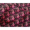 thumbnail image 4 of oneOone Silk Tabby Fabric Leaves|Floral & Paisley Block Decor Fabric Printed BTY 42 Inch Wide, 4 of 4