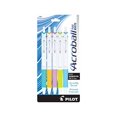 thumbnail image 1 of Pilot Acroball PureWhite Retractable Advanced Ink Ball Point Pens, Fine Point, Black Ink, Turquoise/Orange/Purple/Lime/Blue Accents, 5-Pack (31861), 1 of 5