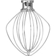 thumbnail image 4 of Wire Whip for KitchenAid Stand Mixers, Stainless Steel Incorporates Air Into Mixtures Needing Air, For K45, KSM75, KSM90 Models, Solid Hub Rustproof Burnished Finish, Dishwasher Safe, 4 of 7