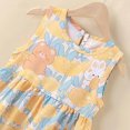 thumbnail image 5 of LOVZFMLL 3-8year Kid's Fashion Solid Color Sequin Zipper Short Sleeved Round Neck Dress, 5 of 5