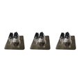 thumbnail image 4 of Decodeary Wall Mounted Holder Brush Broom Hanger Storages Rack Kitchen Organizer Clean Black 9*9cm 3Set, 4 of 6
