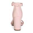 thumbnail image 3 of BLISSFUL STEP Women's Chunky Heel Open Toe Ankle Strap Sandals, 3 of 7