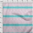 thumbnail image 2 of oneOone Cotton Poplin Fabric Chevron Ikat Print Sewing Fabric BTY 56 Inch Wide, 2 of 4