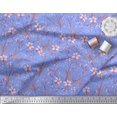 thumbnail image 2 of Soimoi Tissu Popeline de Coton Feuilles & Azalée Imprimé Floral 1 Yard 42 Pouces de Large, 2 of 3