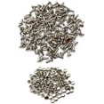 thumbnail image 1 of yuksok 100pcs 6x8mm Double Round Rivets Snap Button Studs Leather, 1 of 8