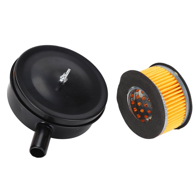 Air Compressor Filter, Durable Air Compressors Muffler Efficiency Improvement Low Intake Noise For Noises Equipment Iron,Plastic